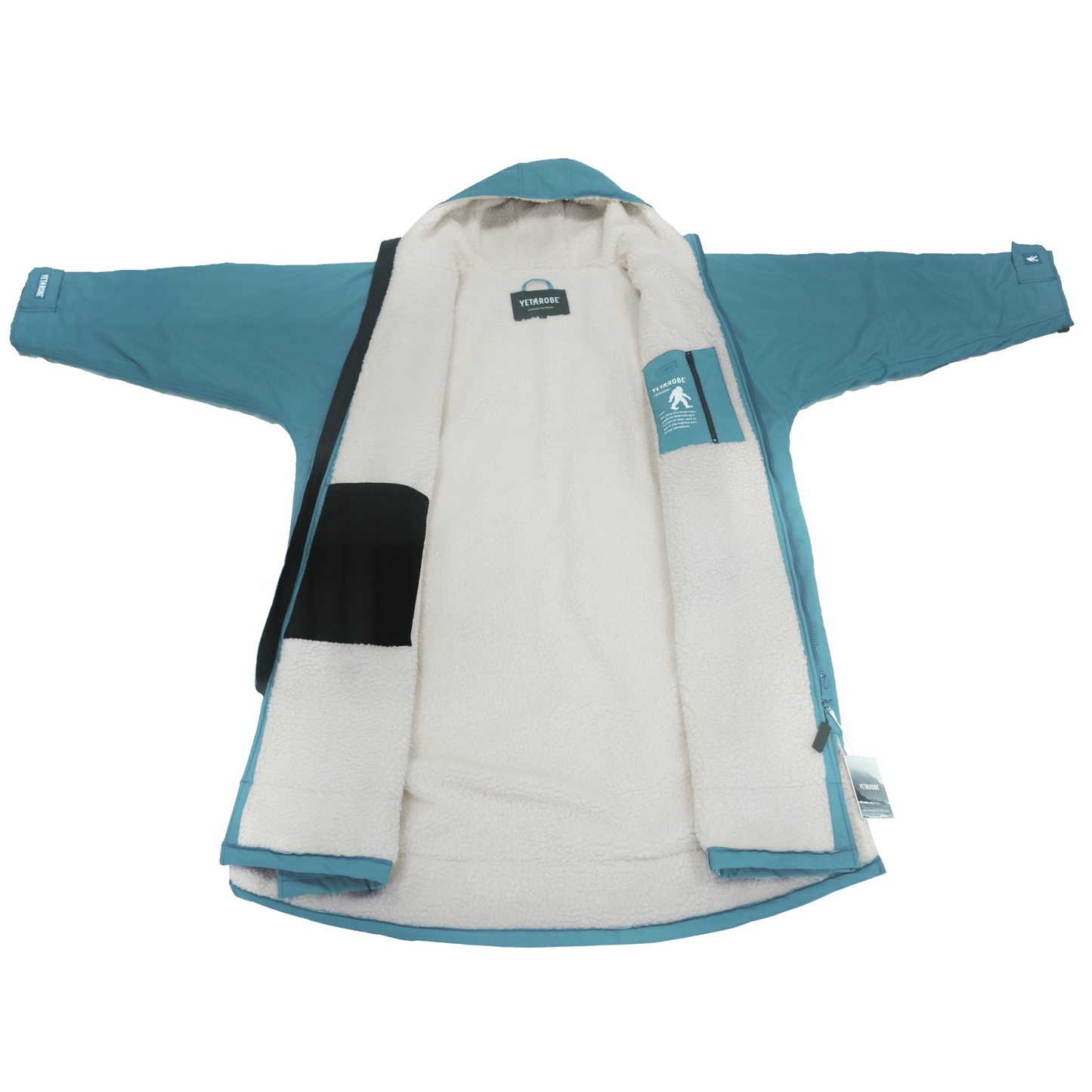 YETIROBE™ | Recycled Sherpa Lined Changing Robe & Jacket - Mountain Life Apparel