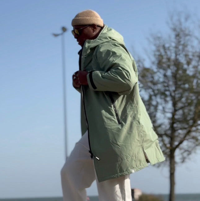 YETIROBE™ | Recycled Sherpa Lined Changing Robe & Jacket - Mountain Life Apparel