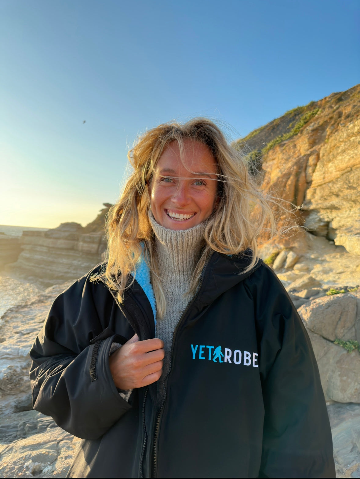 YETIROBE™ | Recycled Sherpa Lined Changing Robe & Jacket - Mountain Life Apparel