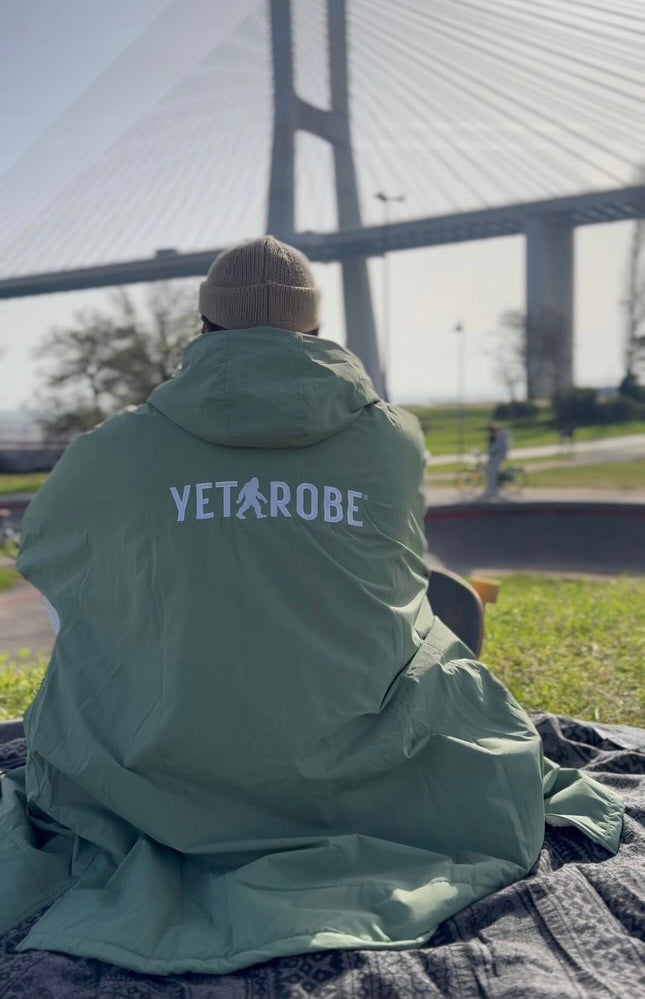 YETIROBE™ | Recycled Sherpa Lined Changing Robe & Jacket - Mountain Life Apparel