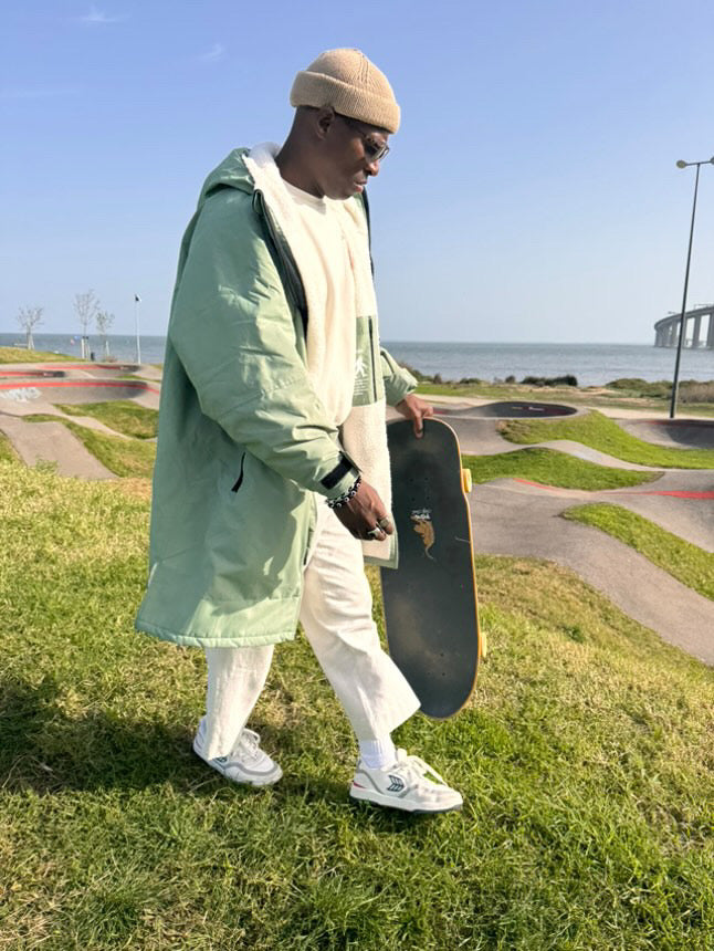 YETIROBE™ | Recycled Sherpa Lined Changing Robe & Jacket - Mountain Life Apparel