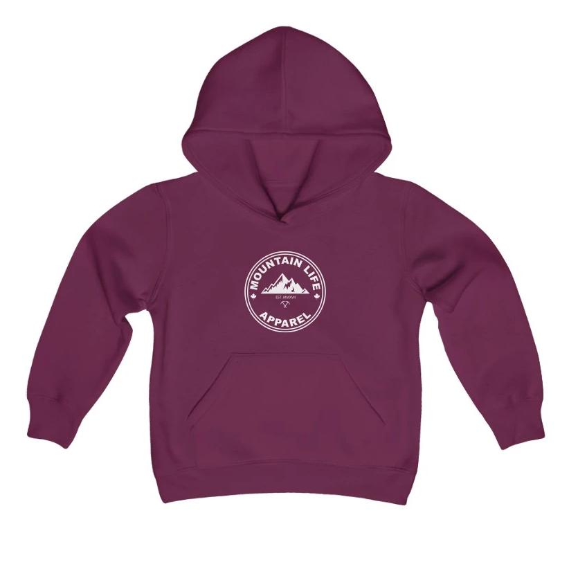 CLASSIC YOUTH HOODIE # - Mountain Life Apparel