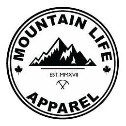 LARGE WHITE MLA STICKER - Mountain Life Apparel - MTN LIFE