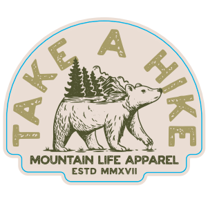 TAKE A HIKE STICKER - Mountain Life Apparel - MTN LIFE