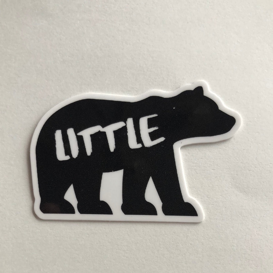LITTLE BEAR STICKER - Mountain Life Apparel - MTN LIFE